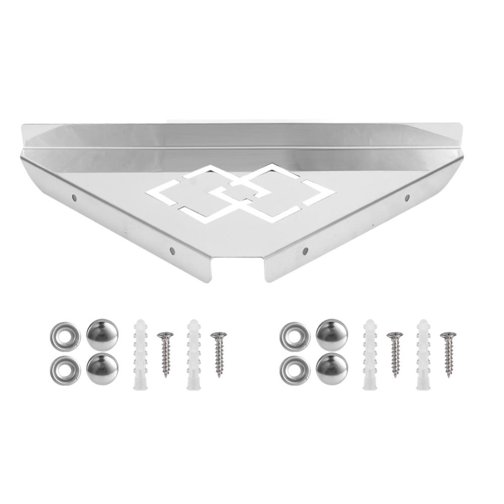 Stainless Steel Shower Corner Shelf Bathroom Corner Shelf  Bathroom Shower Kitchen Laundry Room