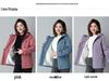 2025 New Plus Size Mid-Length Autumn Winter Velvet Coat for Middle-Aged & Elderly Women - Fashionable Casual Cotton-Padded Jacket