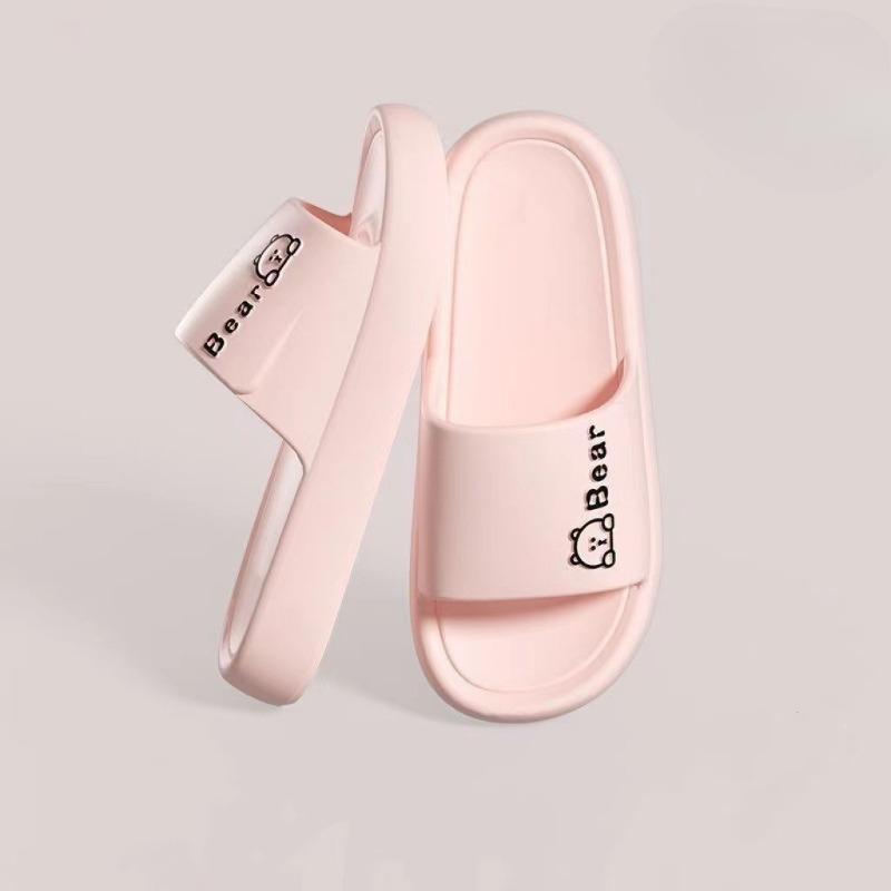 

Feslishoet 2025 Summer Cool Women Slippers Soft Sandals Women Beach Casual Shoes Light EVA Slides Brand Sandals Outdoor 38-39 рожевий
