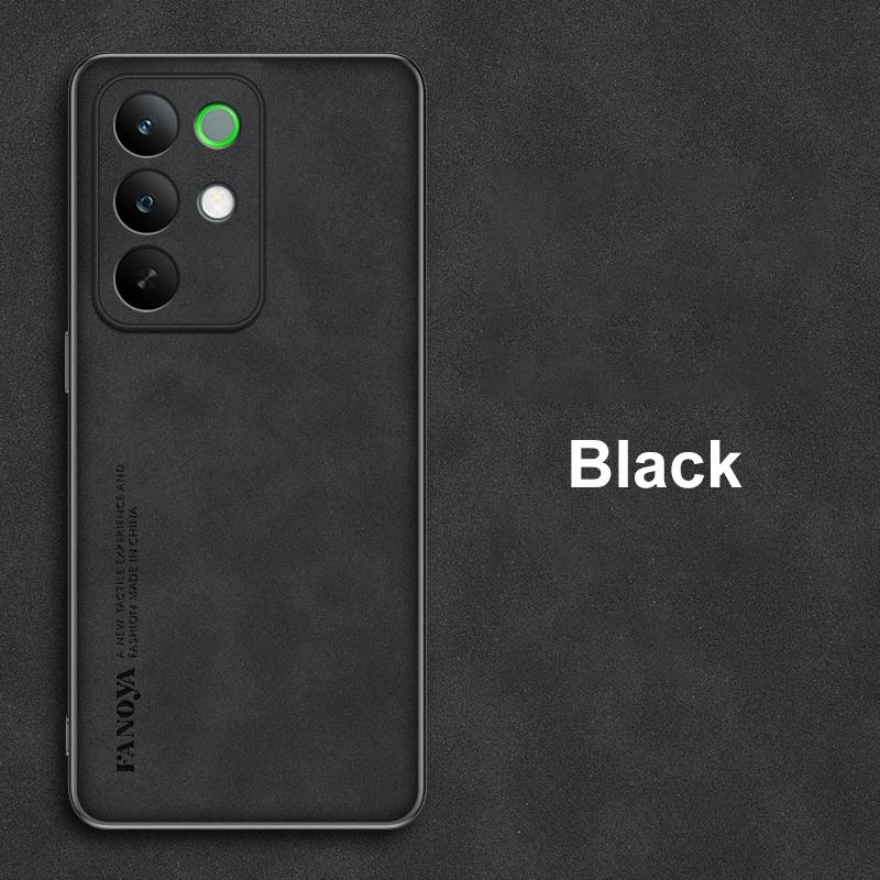 

Для Realme C85 Pro Чохол Розкішний Шкіряний Чохол для Телефону Для RealmeC85 Pro 5G Задня Кришка ТПУ Силіконовий Протиударний Повний Захист For Realme C85 Pro чорний