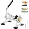 Commercial Vegetable Slicer, 1/4 Inch Fruit Slicer, Stainless Steel and Aluminum Alloy Vegetable Cutter Slicer Machine