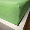 Fitted sheet Terry 180x200 GREEN Breathable Soft Polish