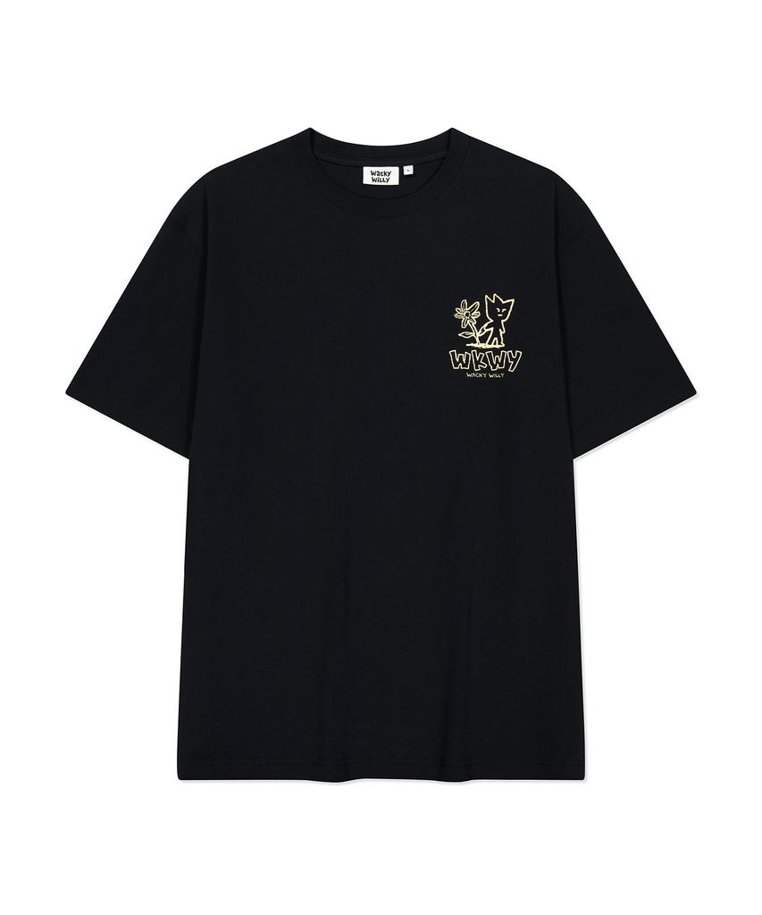 WACKY WILLY Sketch Graphic Short Sleeve T-Shirt (3 Colors)
