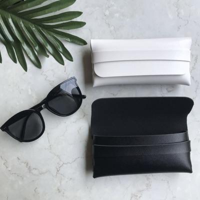 Glasses Case with Magnetic Flip Cover Quick Access System Shock-Proof Protection Adjustable Anti-Slip Compartments Sunglasses Eyewear Case