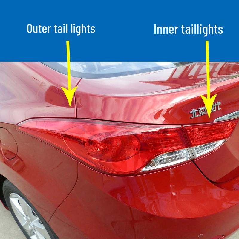 Compatible Rear Tail Light Assembly for 2012-2015 Hyundai Elantra: Brake, Reversing, and Turn Signal Light