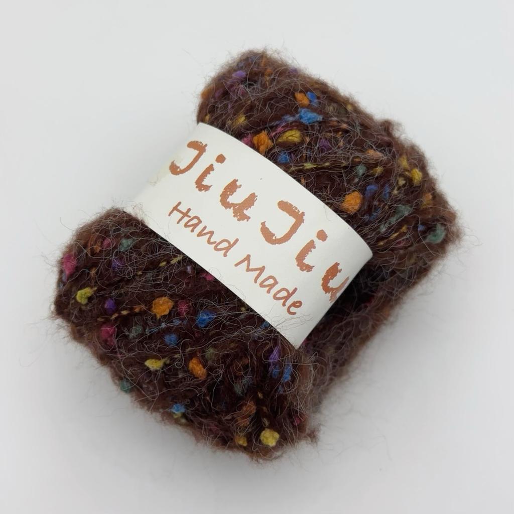 250g Yarn Handmade Wool Gypsy Ball Color Knitting Rough Mix Plush Yarn Ball Crochet Designer Sewing Sweater Accessories