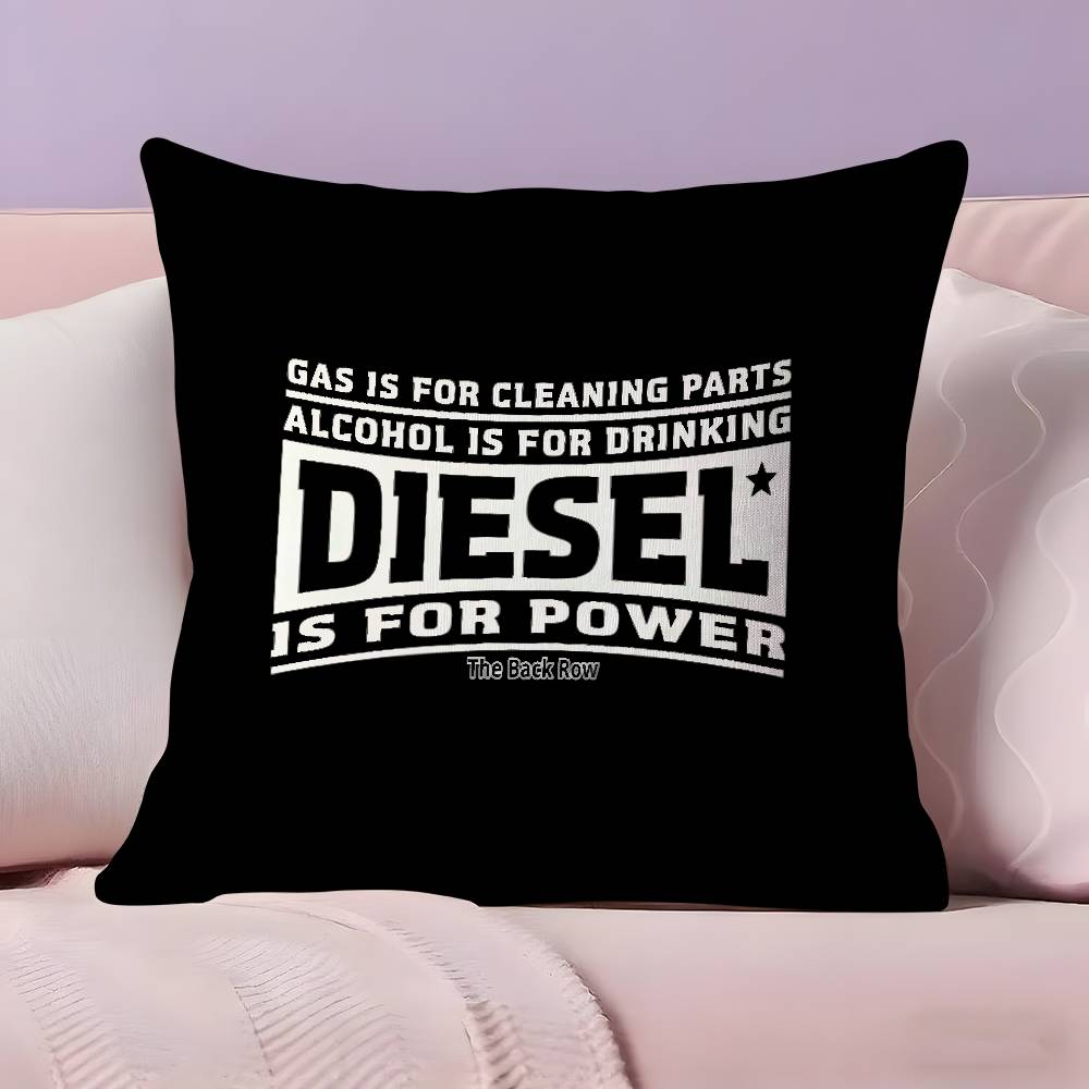 Classic D-DieselS Pillow Case  Ultra Soft Skin Friendly Fabric Cloud Like Comfort & Concealed Zipper