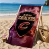 Cleveland Lights Shadows Beach Towel, Microfiber Beach Towel, Perfect For Pool, Beach, Travel, Home Decor Beach Party Fan Gifts