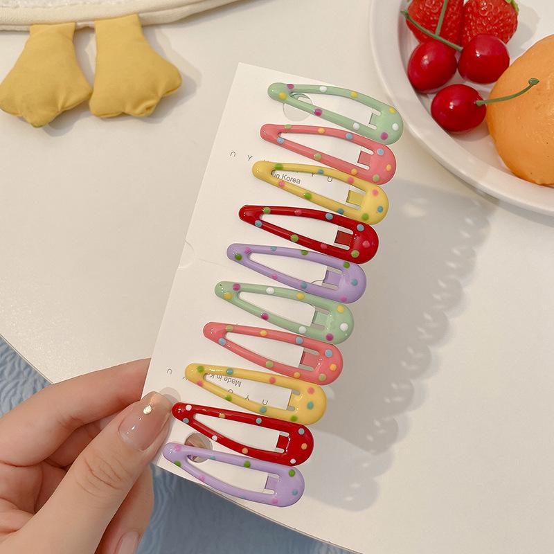 Y2K Dopamine Color Pentagram Small Hair Clip for Women & Kids - Cute Bangs & Side Hair Accessory