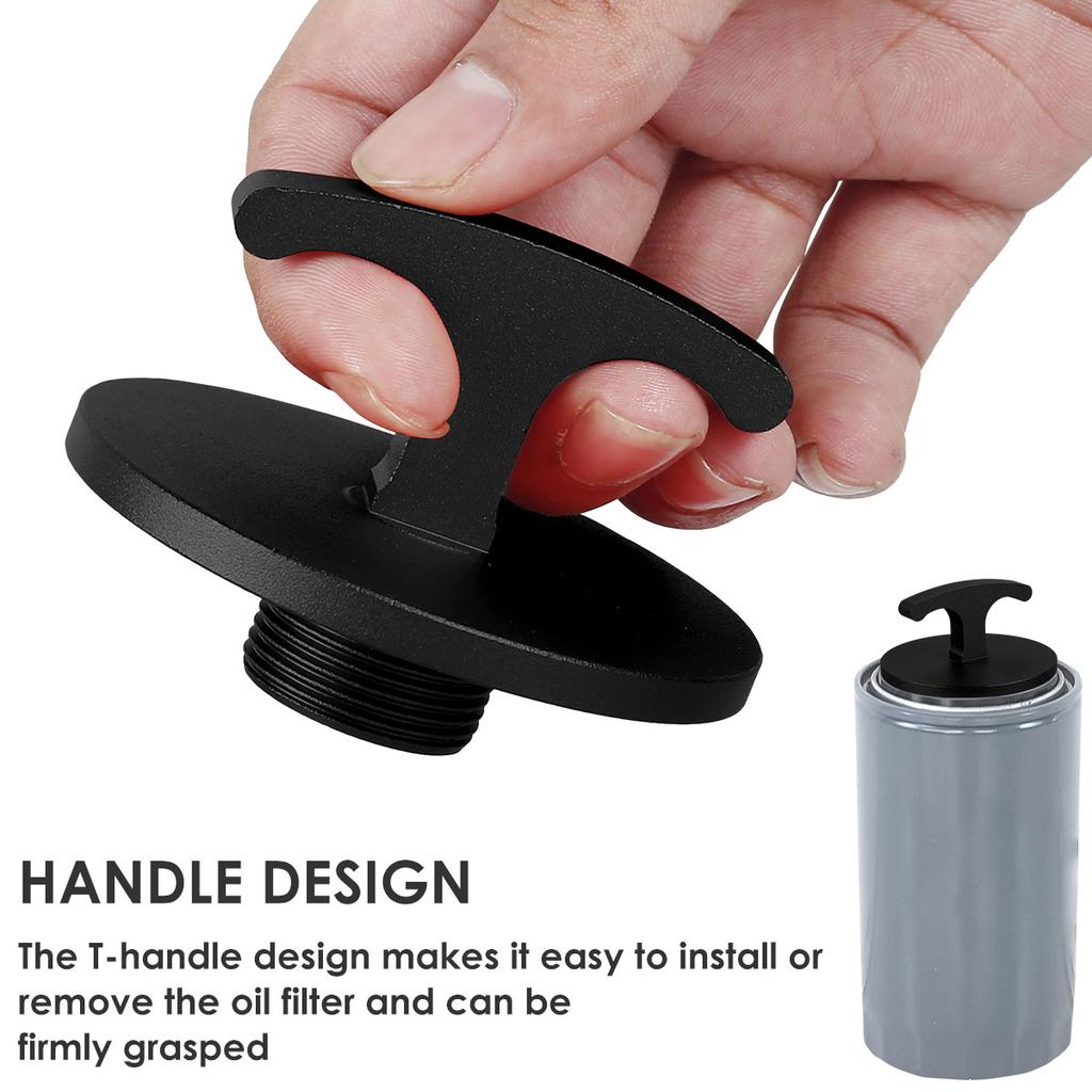 Oil Filter Plug Tool 2013-2018 RAM 2500 3500 5.9L 6.7L Aluminum Alloy Leakproof Oil Filter Plug Cover Closing Tool Auto Parts