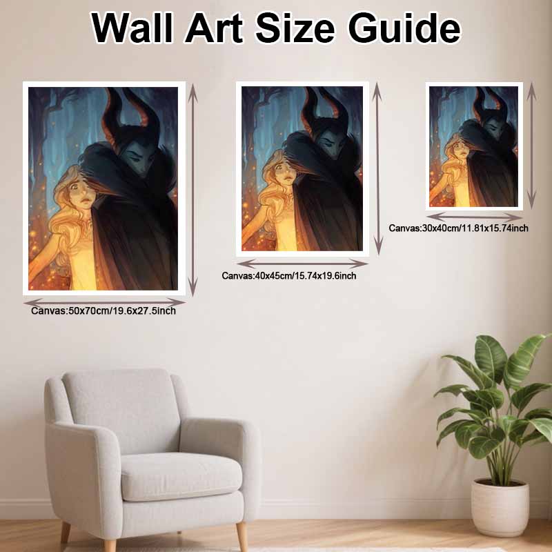 Disney Diamond Painting Kit Maleficent Aurora 5D Diamond Art Home Decor Creative Handmade Gift