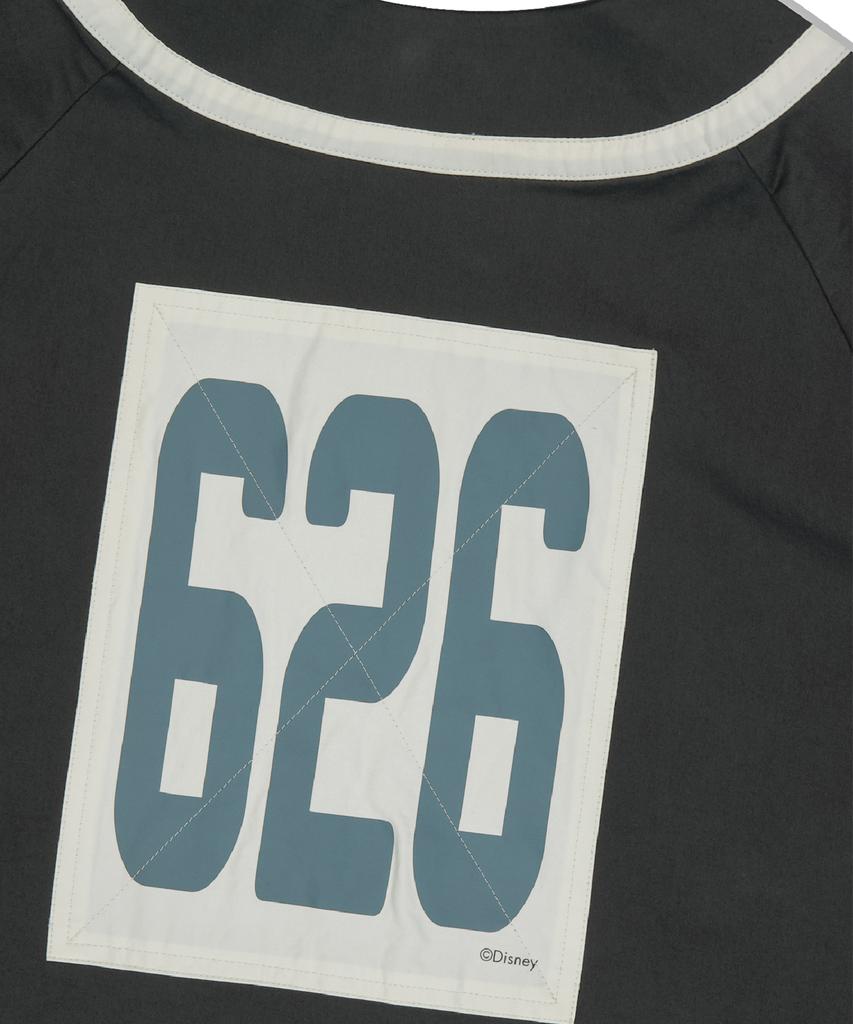 Sun Love [Stitch] Wappen Baseball Shirt Charcoal