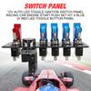 12V Rocker Switch Panel Light Toggle Racing Car Starter Ignition Start Stop Push Button LED Indicator ATV Vehicles Accessories Relays 5