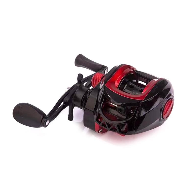 Casting Reel, Carbon Fibres Wheel Baitcasting Reel Left Right Hand Fishing Reel Magnetic Brake Fishing Maintenance Tool