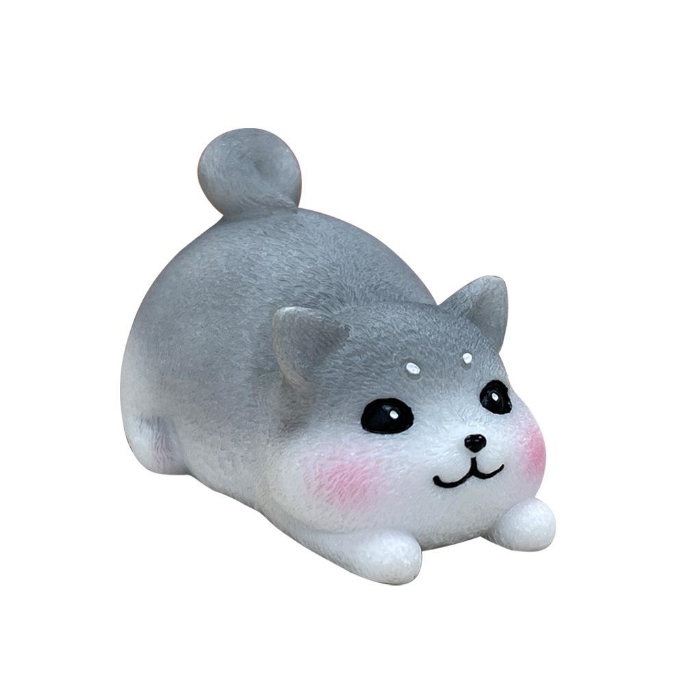 Resin Cute Puppy Car Ornament - Interior Decoration & Decompression Artifact