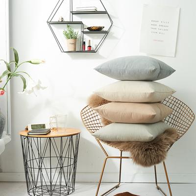 Simple Throw Pillow with Pillow Core Nordic Throw Pillow Dual-use Sofa Cushion Pillow