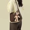 High end new spring commuting one-shoulder large capacity stylish bucket bag crossbody bag fashionable underarm bag