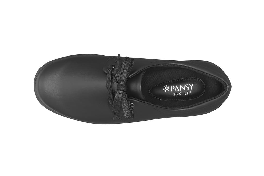 Pansy 4939 Rain Step Rain 3E Waterproof Size Smooth Black Shoes, Women's, Sneakers, 24.0cm,
