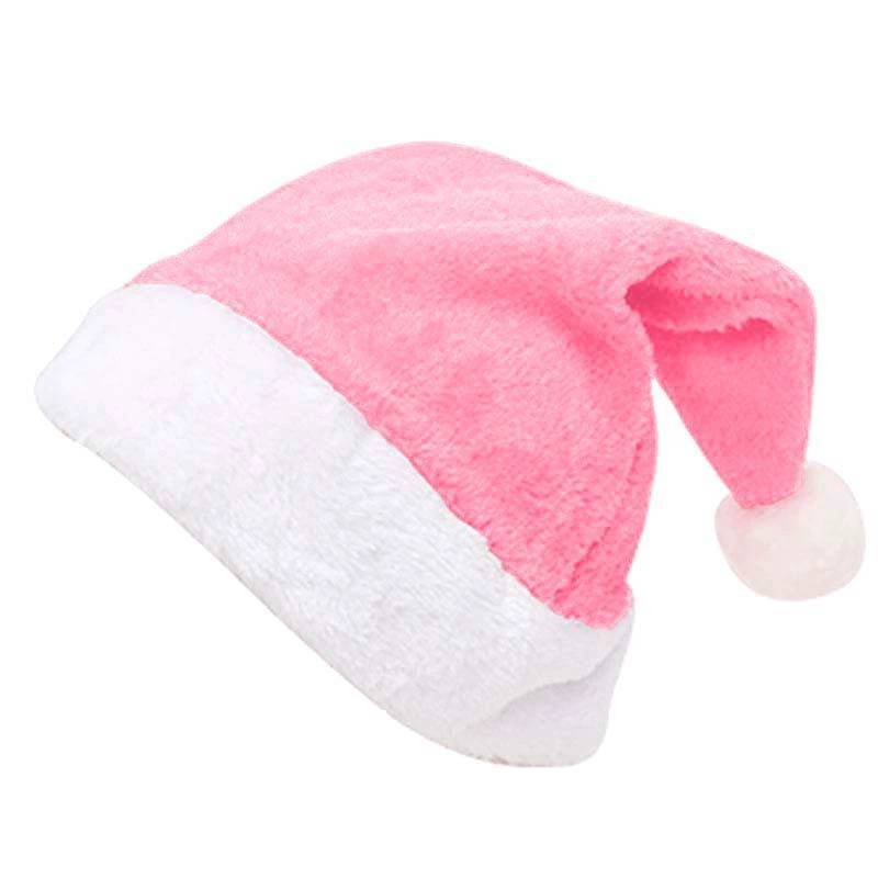 Hats Santa Comfortable With Plush Ball Design Suitable For Decoration Christmas