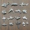 20pcs Fish Charms Antique Silver Color Tropical Fish Charms Pendants For Bracelets Fish Charms Making Jewelry