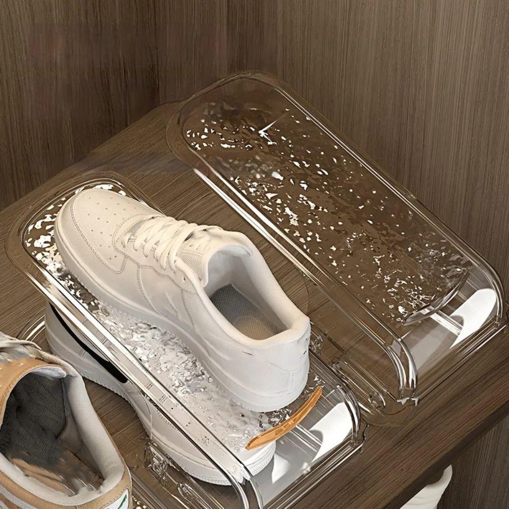 Double-layer Shoes Tray Advanced Shoe Holder Shoe Cabinet Storage Tool Shoe Rack  Saving Space