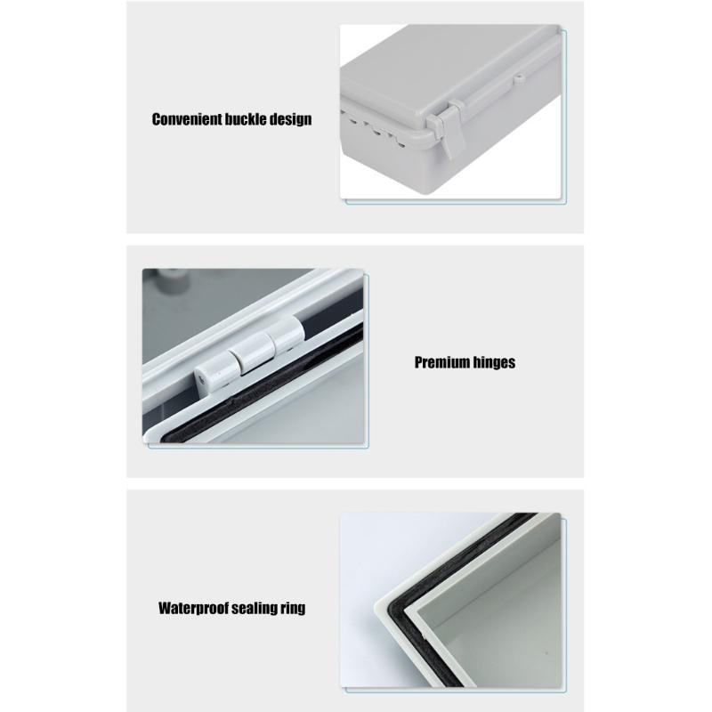 Waterproof Junction Box Electrical Enclosure Lockable Electrical Connection Box for Outdoor Indoor Cable Protections