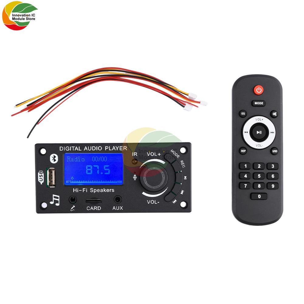 LCD Display Mp3 Decoding Board Bluetooth Module Car Audio Motherboard With FM Radio