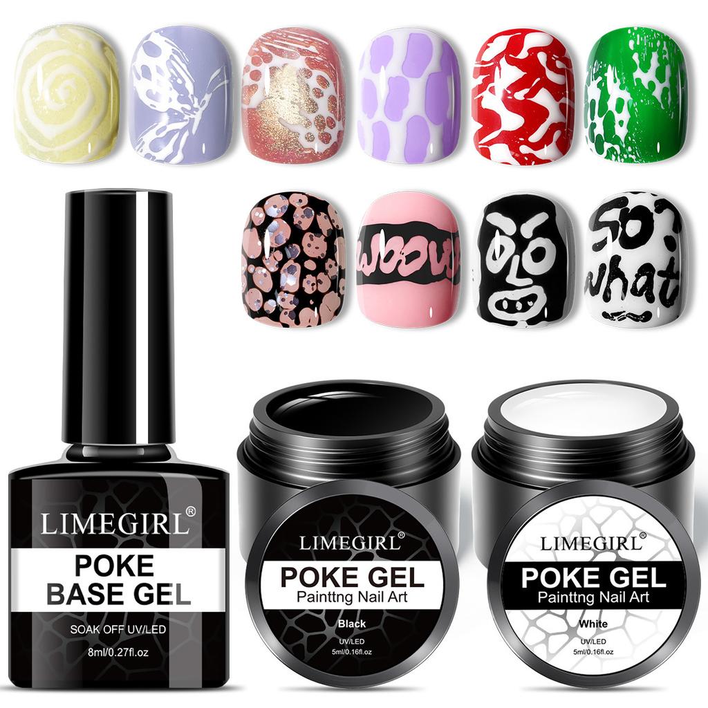 Limegirl 6 Color Macaron Nail Gel Polish Set - Spring Summer Pastel Colors, Ice Cream Shades, Long Lasting & Quick Dry