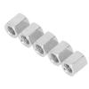 20 Pcs Hex Coupling Nut M8x1.25 12 L14mm Threaded Rod Connector 304 Stainless Steel Rod Coupling Nuts