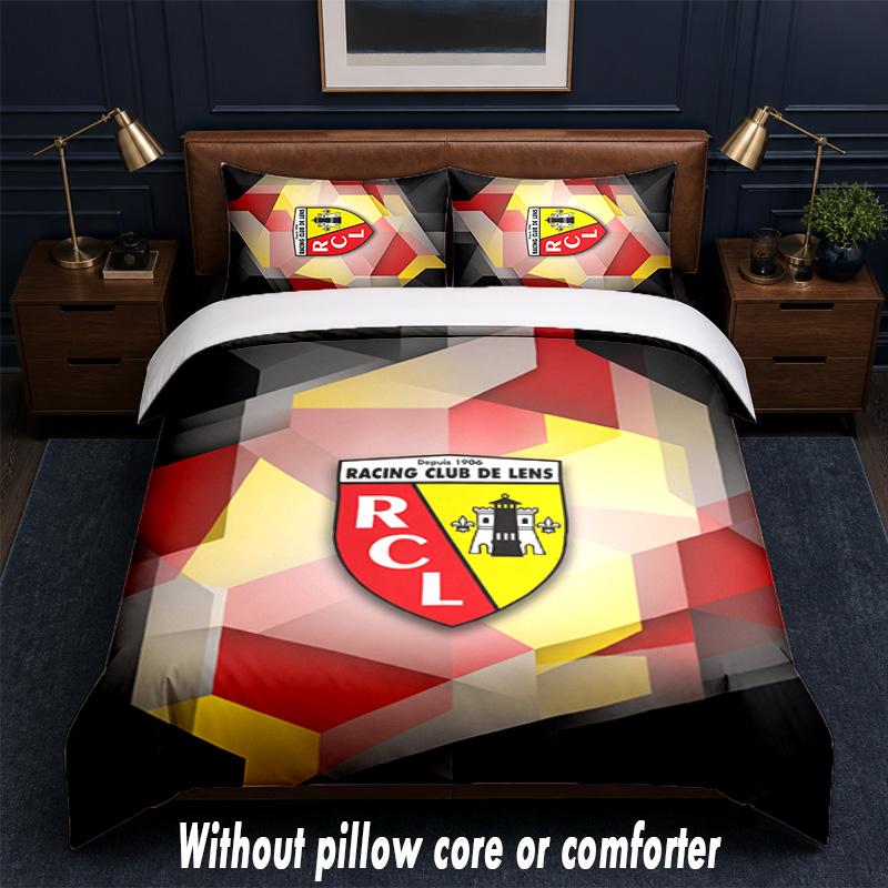 Lens FC Design Bed Bedding Set 1 Duvet Cover + 2 Pillowcases Soft Breathable Household Bed Linens