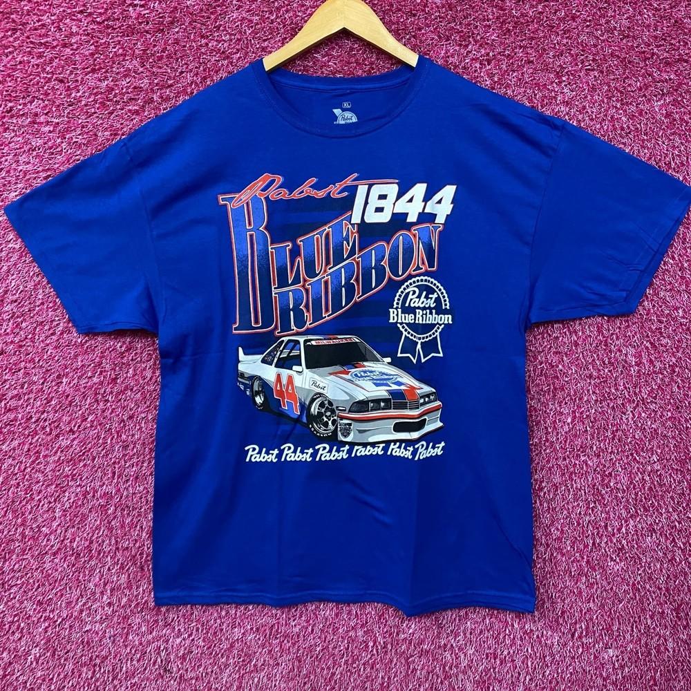 Pabst Blue Ribbon Racing 1844 Promo TShirt XL Unisex T-Shirt XXL
