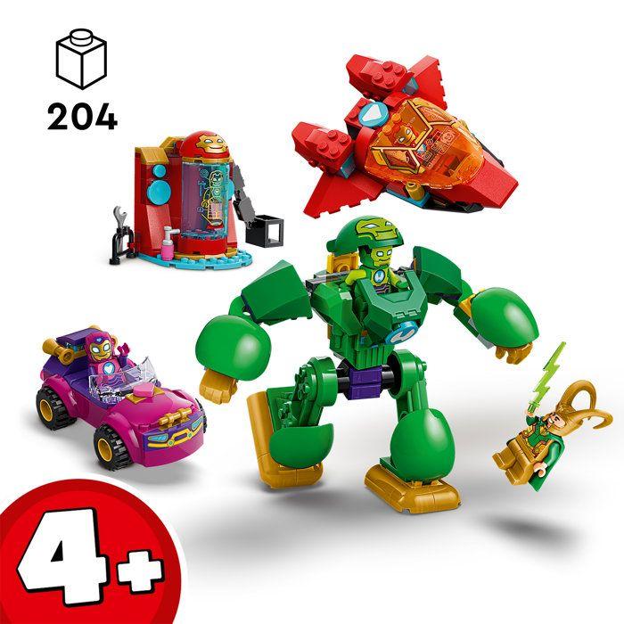 LEGO | Marvel Iron Man et ses Amis Incroyables 11211 Loki contre la Team Iron Man - Jouet