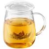 320ml double-layer tea infuser mug with handle