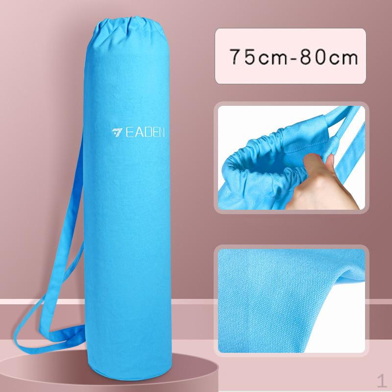Mat Bag Carrier Multifunctional Gym Pouch Canvas Shoulder Storage Tote for Travel Office