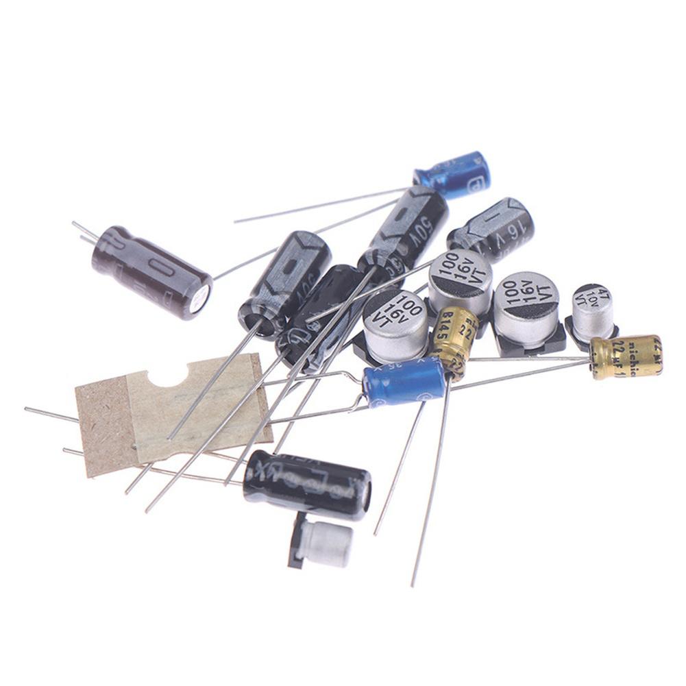 25pcs Capacitor Repair Tool Set For GameGear GGs Motherboard Replacement Standard Size Metal Components