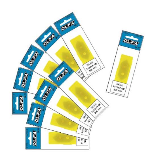 

Olfa Mat Cutter 45 Replacement Case of 10 Blades,