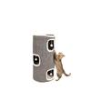 Winter Cat Bed & Scratching Post: Warm, Durable Felt, Removable, Washable, Integrated Cat Tree