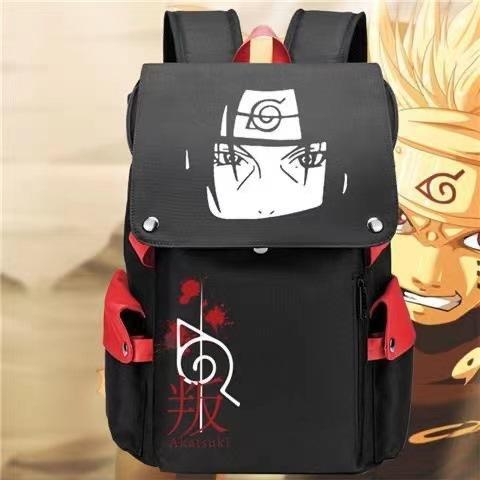 Naruto Hinman Student School Bag Harajuku Surrounding Large Capacity Anime Computer Bag Campus Backpack