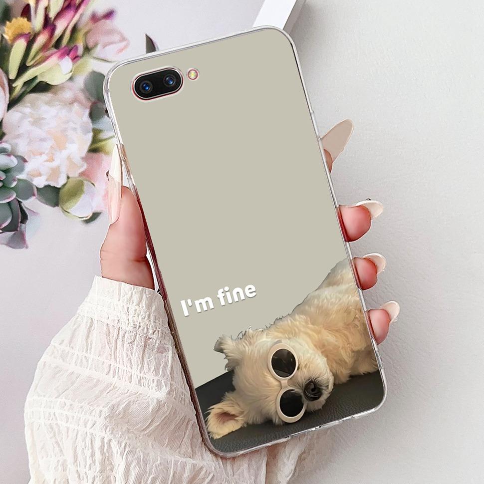 For OPPO A3S Case CPH1803 Soft Slim Fundas Cute Cartoon Cover For Oppo A5 AX5 CPH1809 OppoA3s Phone Cases Oppo A3 s A 3s Coque