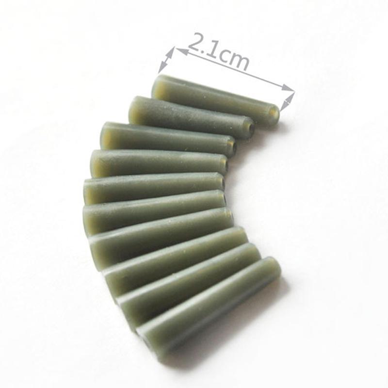 40Pcs Karpfen Angeln Zubehör Blei Clip Quick Change Swivel Schwanz Gummi Hülse