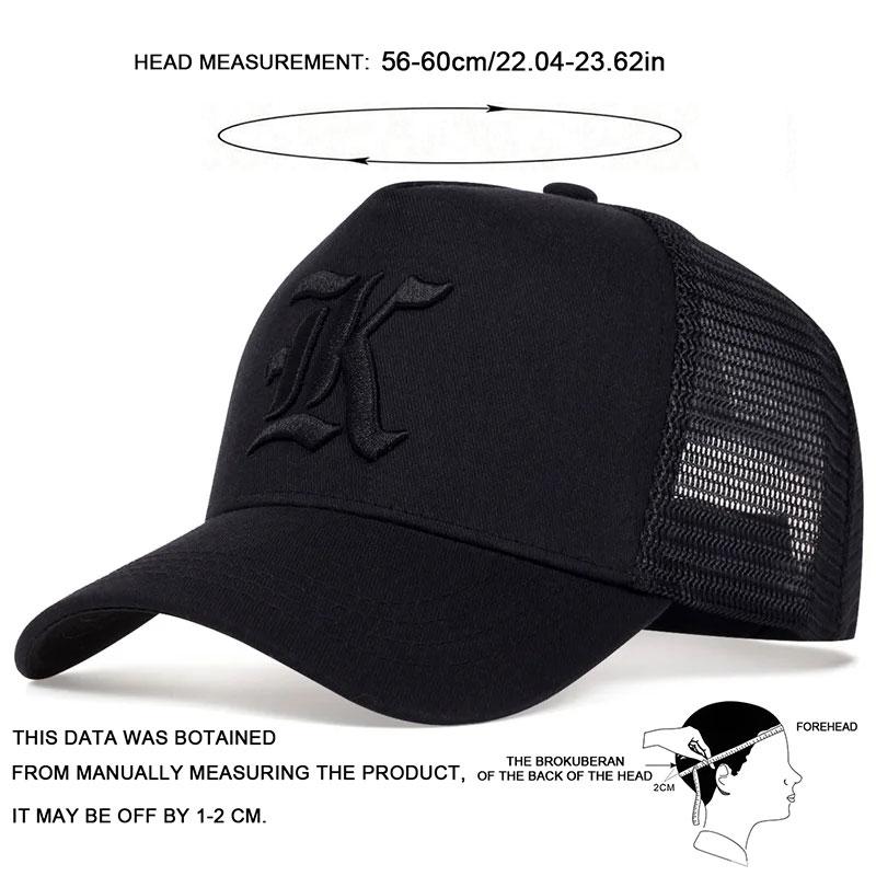 Rekreacyjna Regulowana Czapka Baseballowa z Haftem Bawełniana Unisex Czapka Golfowa Sportowa Outdoor Ochrona przed Słońcem Czapki Truckerki Czapka Podróżna Czapki Hip Hop