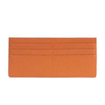 [imeetu] Damen Slim Langbörse, Ultra-Dünn, Kartenfächer, Scheinfach, Echtes Leder, Lässig, Schlicht, Reise, Schlank, Leicht, Beliebtes Geschenk