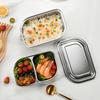 Metal Steel Lunch Box Leak Proof Bentos Box Metal Food Storage Container with Lid Lunch Container Dishwasher Safe