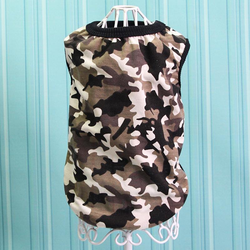 Gilet Camouflage Primavera/Estate per Cane e Gatto per Teddy, Pomerania, Bichon, Alano, Golden Retriever