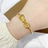 Waterproof Bow Cuff Bangle Sweet Bow Design Bracelet Jewelry Bowknot Bracelets  Daily Life