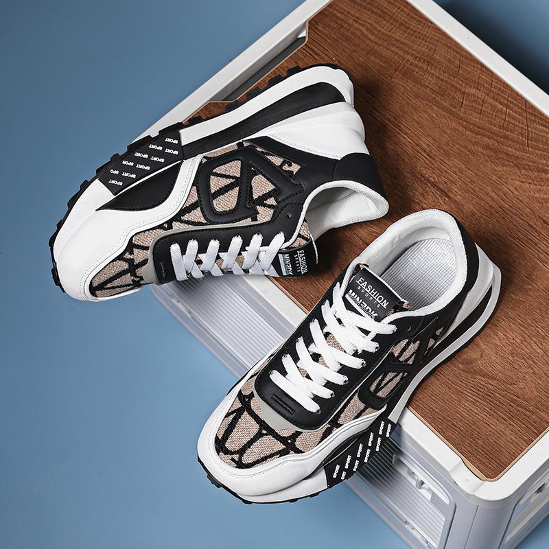 

39-44 Повседневные белые кроссовки для бега на открытом воздухе Мужские кроссовки Luxus Designer Tênis Masculino Platform Tennis Non-slip Бесплатная доставка 39 чёрный