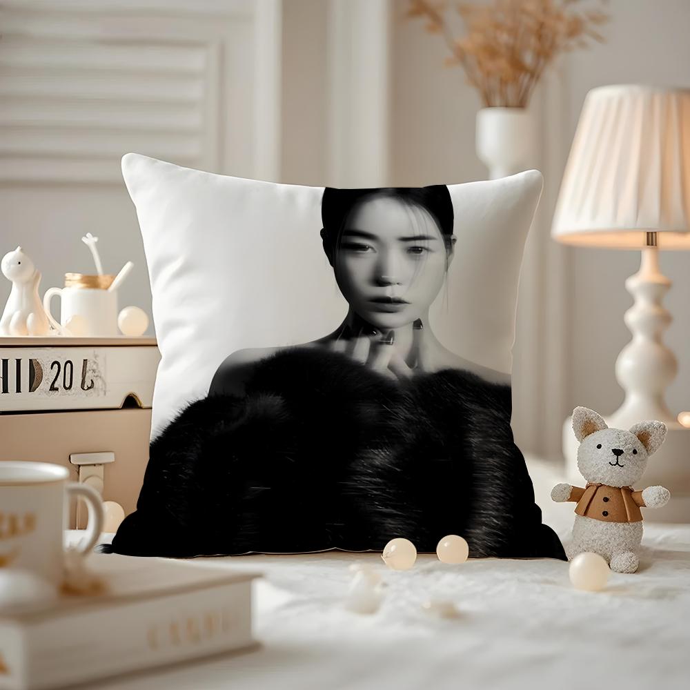 Lim Jiyeon Actress Cushion Cover Pattern Printed Pillowcase For Living Room Sofa Cushion Cover & Bedroom Decor