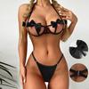 Hot Erotic Lace Lingerie Women Sexy Hollow Underwear Porn Dress Open Bra Crotch Sexy Lingerie Teddy Sex G-String Thong