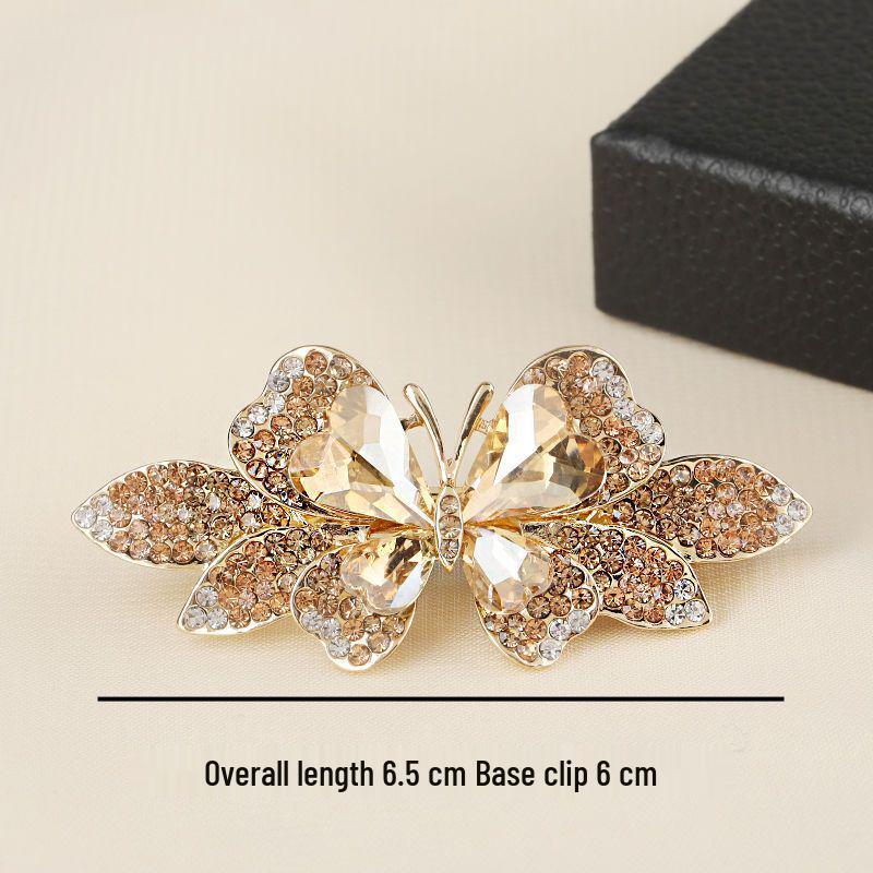 Elegant Small Butterfly Hair Clip - Stylish Accessory for Bangs and Back of Head