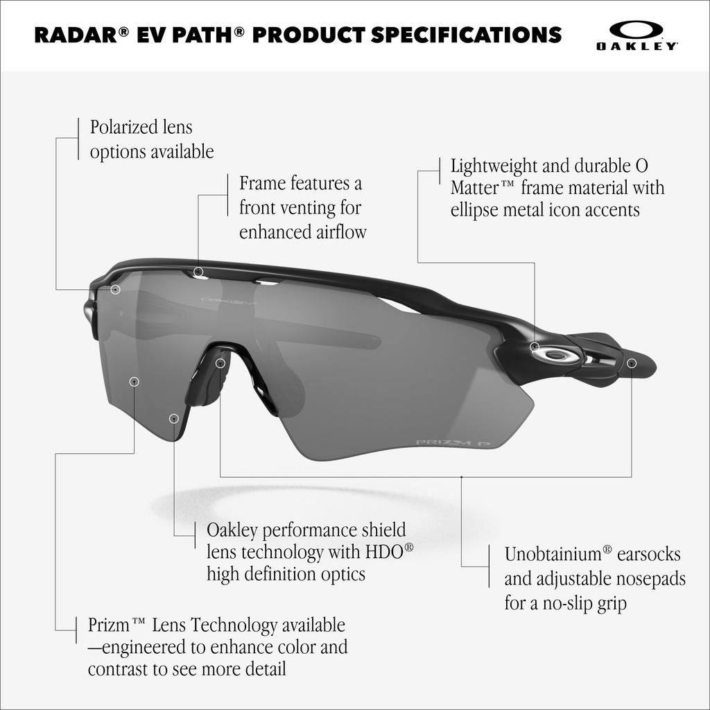 Oakley Sunglasses 0OO9208 RADAR EV PATH 920890 PRIZM TRAIL TORCH 38